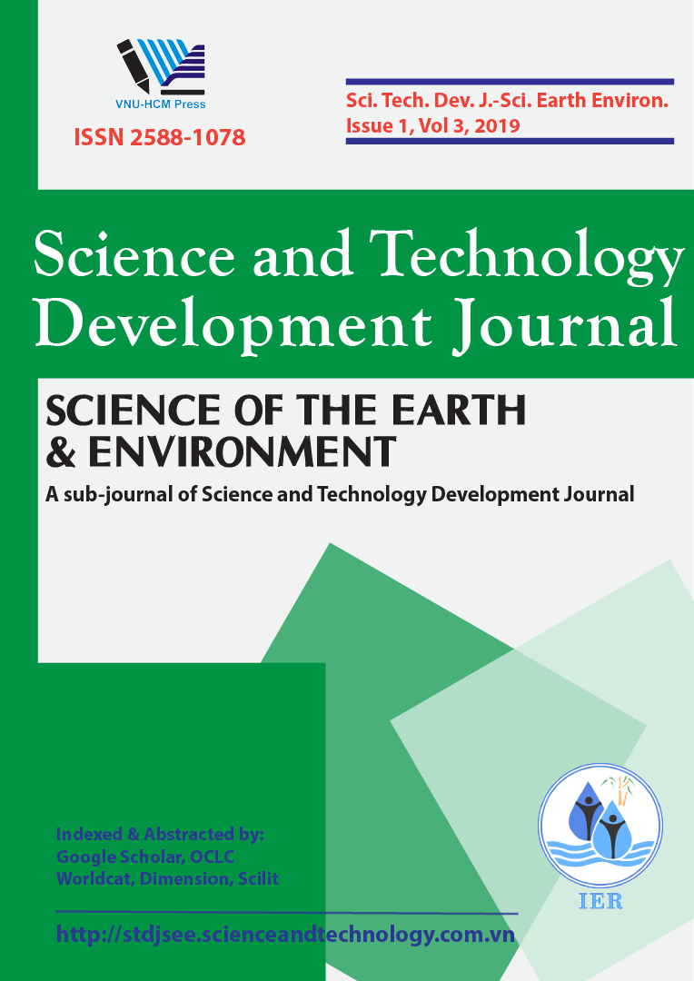 Tạp chí Phát triển Khoa học và Công nghệ - Khoa học Trái đất và Môi trường